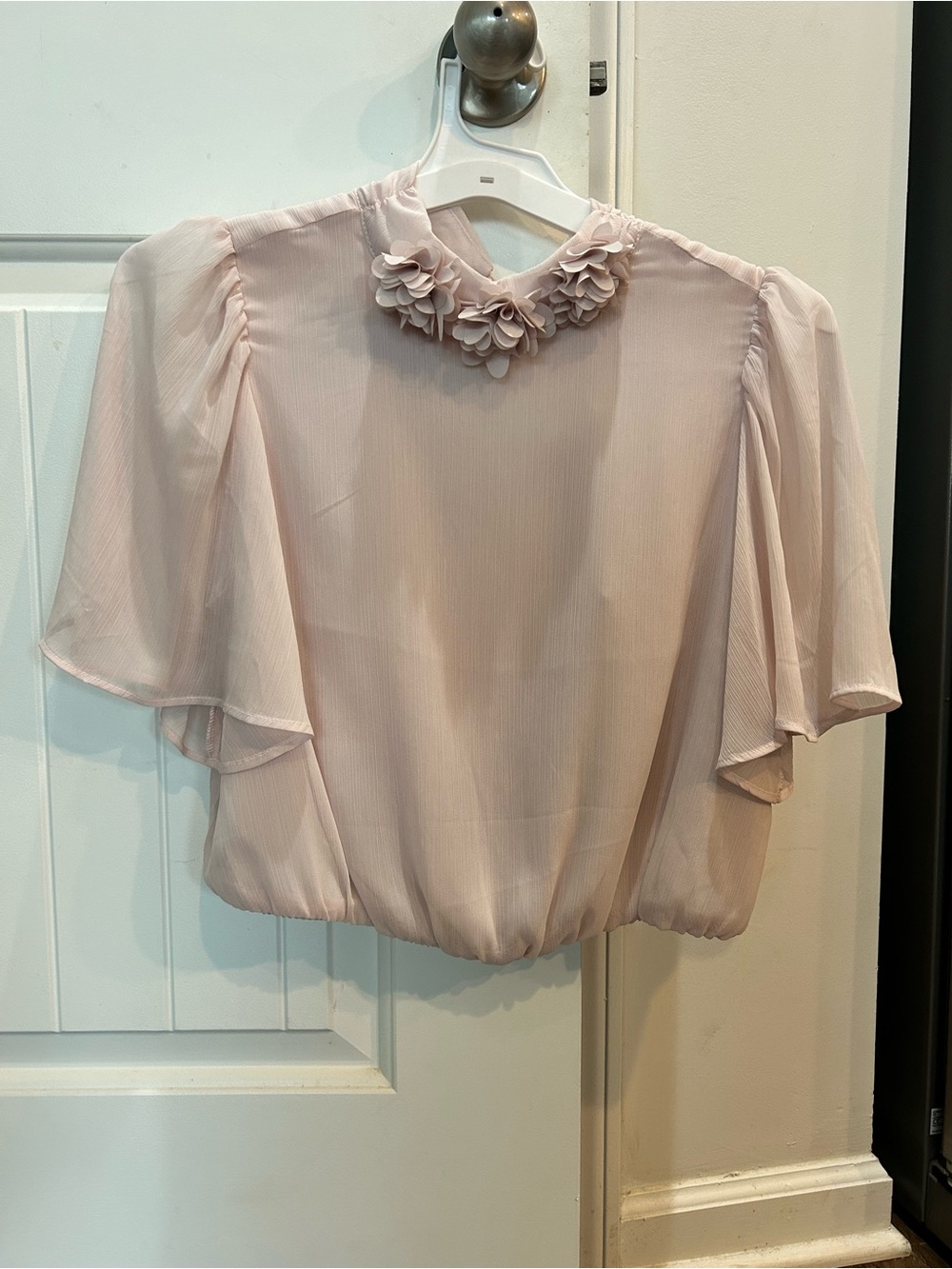 NWT Pink Blouse Top size M